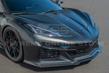 Load image into Gallery viewer, CORVETTE C8 Z06 CARBON FIBER 3 PIECES FRONT LIP SPLITTER
