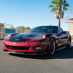 2005 - 2013 Corvette C6 Base Extended Front Splitter Lip | ZR1 Conversion Package