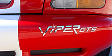 Load image into Gallery viewer, 1996-2002 DODGE VIPER GTS - REAR BUMPER LETTERING KIT &#39;VIPER GTS&#39; | POLISHED STAINLESS STEEL
