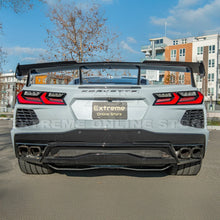 Load image into Gallery viewer, 2020 - 2028 Corvette C8 Stingray Rear Spoiler 5VM Style Package Extended Version Custom Painted Carbon Fiber
