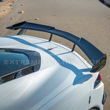 Load image into Gallery viewer, 2020 - 2028 Corvette C8 Stingray Rear Spoiler 5VM Style Package Extended Version Custom Painted Carbon Fiber
