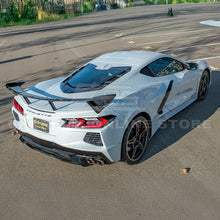 Load image into Gallery viewer, 2020 - 2028 Corvette C8 Stingray Rear Spoiler 5VM Style Package Extended Version Custom Painted Carbon Fiber

