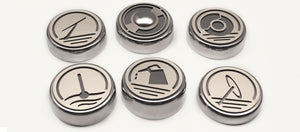 1997-2004 C5 CORVETTE - EXECUTIVE SERIES FLUID CAP COVER SET 6PC | MANUAL TRANSMISSION