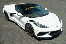 Load image into Gallery viewer, Corvette C8 Z51 Base Z07 Style Front Splitter with Canards Carbon Fiber Custom Painted
