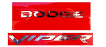 Load image into Gallery viewer, 2003-2010 DODGE VIPER - REAR BUMPER &#39;DODGE&#39; &amp; &#39;VIPER&#39; LETTERS | POLISHED STAINLESS STEEL
