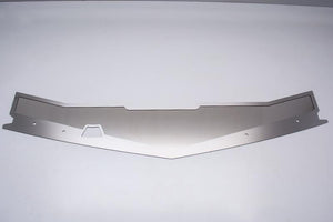 2004-2009 CADILLAC XLR - PERFORATED FRONT HEADER PLATE | POLISHED STAINLESS STEEL