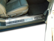 Load image into Gallery viewer, 2005-2009 MUSTANG V6/GT - DOOR SILLS ETCHED MUSTANG 4PC | BRUSHED STAINLESS STEEL
