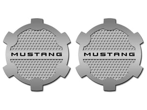 2005-2009 MUSTANG V6/GT - SPEAKER GRILLE KIT MUSTANG STYLE | POLISHED STAINLESS STEEL