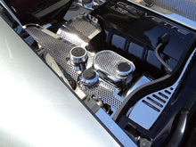 Load image into Gallery viewer, 2005-2013 C6/GS CORVETTE - WATER TANK COVER PERFORATED STAINLESS W/CAPS | AUTOMATIC ONLY
