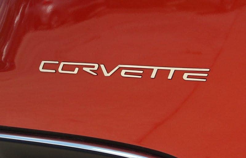 2005-2013 C6 CORVETTE - REAR BUMPER CORVETTE LETTER SET | POLISHED STA ...