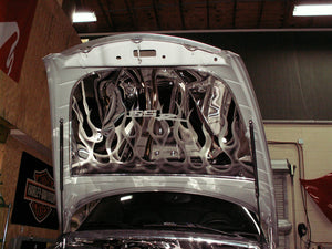 SSR HOOD PANEL POLISHED FLAME ETCHED