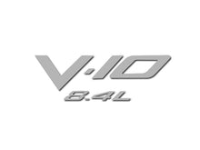 Load image into Gallery viewer, 2008-2010 DODGE VIPER - AIR BOX LETTERS &quot;V-10 8.4L&quot; | POLISHED STAINLESS STEEL
