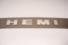 Load image into Gallery viewer, 2008-2014 CHALLENGER - FRONT HOOD PLATE WITH HEMI LETTERS | STAINLESS STEEL | BRUSHED (POLISHED LETTERS)
