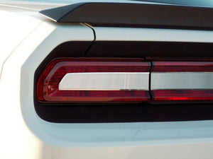 2008-2014 CHALLENGER 5.7L/SRT8 - TAIL LIGHT INSERT TRIM PLATE | BRUSHED STAINLESS STEEL