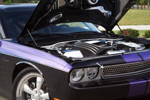 2008-2014 CHALLENGER - GRILLE OVERLAY UPPER MAIN | POLISHED STAINLESS STEEL