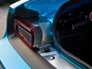 2008-2014 CHALLENGER RT - TRUNK LINER TRIM FOR RT | BRUSHED STAINLESS STEEL