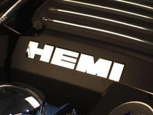 Load image into Gallery viewer, 2008-2023 CHALLENGER 5.7L - &#39;HEMI&#39; LETTERING KIT FOR ENGINE SHROUD 8PC | CHOOSE FINISH
