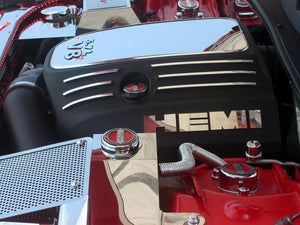 2008-2023 CHALLENGER 5.7L - 'HEMI' LETTERING KIT FOR ENGINE SHROUD 8PC | CHOOSE FINISH