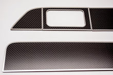 Load image into Gallery viewer, 2009-2014 F-150/RAPTOR - FRONT DOOR INSERTS CARBON FIBER 6PC KIT | STAINLESS STEEL/CARBON FIBER
