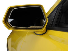 Load image into Gallery viewer, 2010-2013 CAMARO - SIDE VIEW MIRROR TRIM &#39;CAMARO&#39; STYLE 2PC | BRUSHED STAINLESS STEEL
