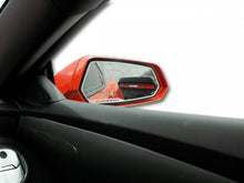 Load image into Gallery viewer, 2010-2013 CAMARO - SIDE VIEW MIRROR TRIM &#39;CAMARO&#39; STYLE 2PC | BRUSHED STAINLESS STEEL
