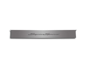 2010-2013 CAMARO SS - TRUNK LID PLATE ETCHED SUPER SPORT | STAINLESS STEEL, CHOOSE FINISH | BRUSHED