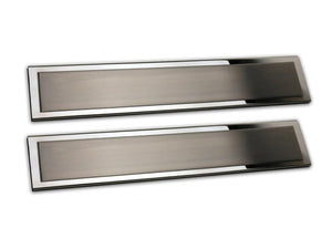 2010-2014 FORD F150/RAPTOR - OUTER REAR DOOR SILLS 2PC | BRUSHED/POLISHED STAINLESS STEEL