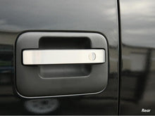 Load image into Gallery viewer, 2010-2014 FORD RAPTOR - DOOR HANDLE PULL PLATES 8PC | BRUSHED STAINLESS STEEL
