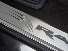 Load image into Gallery viewer, 2010-2014 FORD RAPTOR - FRONT DOOR SILLS OUTER 2PC | BRUSHED/POLISHED STAINLESS STEEL
