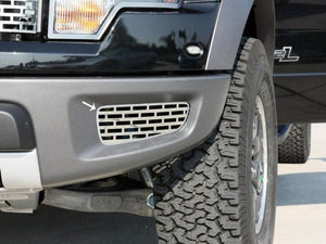 2010-2014 FORD RAPTOR - LOWER FRONT GRILLE 3PC | STAINLESS STEEL, CHOOSE FINISH | Brushed