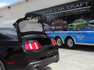 2010-2014 MUSTANG - TRUNK PANEL | POLISHED STAINLESS STEEL