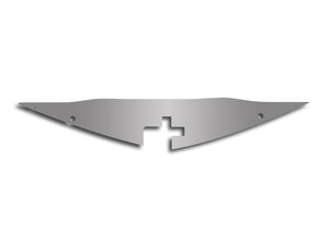 2010-2015 CAMARO - FRONT HEADER PLATE | POLISHED STAINLESS STEEL