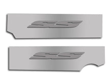 Load image into Gallery viewer, 2010-2015 CAMARO SS - FUEL RAIL COVERS W/BRUSHED LASER-CUT SS LETTERING | BRUSHED/POLISHED STAINLESS
