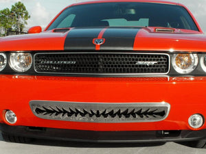 2008-2010 CHALLENGER 5.7L/SRT8 - LOWER FRONT 'SHARK TOOTH' GRILLE (08-10)| POLISHED STAINLESS STEEL