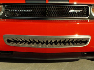 2011-2014 CHALLENGER 5.7L/SRT8 - LOWER FRONT 'SHARK TOOTH' GRILLE (11-14)| POLISHED STAINLESS STEEL