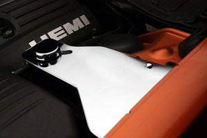 2011-2023 CHALLENGER - WATER TANK COVER W/CAP | POLISHED STAINLESS STEEL, WITH CARBON FIBER TOP PLATE