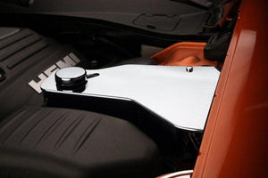 2011-2023 CHALLENGER - WATER TANK COVER W/CAP | POLISHED STAINLESS STEEL, WITH CARBON FIBER TOP PLATE