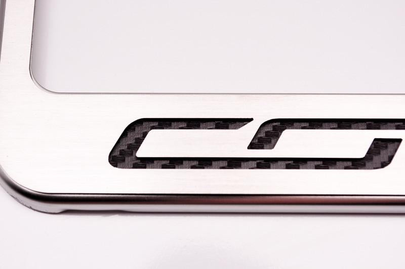 2014-2019 C7 CORVETTE - LICENSE PLATE FRAME CORVETTE LETTERING | STAIN ...