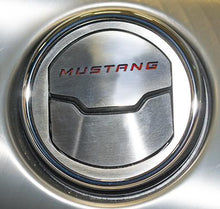 Load image into Gallery viewer, 2015-2017 MUSTANG - AC VENT TRIM KIT WMUSTANG INLAY 3PC  BRUSHED STAINLESS, CHOOSE COLOR
