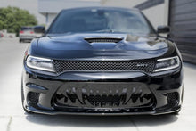 Load image into Gallery viewer, 2015-2019 CHARGER HELLCAT/SCAT PACK - SABRETOOTH GRILLE | STAINLESS STEEL, CHOOSE BLACK OR BRUSHED | BLACK POWDER COATED
