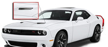 Load image into Gallery viewer, 2015-2019 CHALLENGER SXT &amp; R/T - STOCK HOOD SCOOP OVERLAYS | STAINLESS STEEL, CHOOSE STYLE | BILLET STYLE
