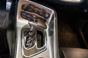 2015-2023 CHALLENGER - SHIFTER PLATE | CHOOSE CARBON FIBER INLAY OR BRUSHED FINISH | BRUSHED