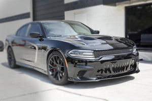 2015-2019 CHARGER HELLCAT/SCAT PACK - SABRETOOTH GRILLE | STAINLESS STEEL, CHOOSE BLACK OR BRUSHED | BLACK POWDER COATED