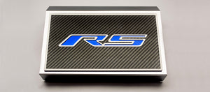 2016-2021 CAMARO RS - FUSE BOX COVER BRUSHED W/CARBON FIBER RS STYLE TOP PLATE | CHOOSE INLAY COLOR