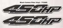 Load image into Gallery viewer, 2017-2018 FORD RAPTOR - 450 HORSEPOWER CUSTOM EMBLEMS 2PC | 3 STYLE OPTIONS | with Black Carbon Fiber Vinyl
