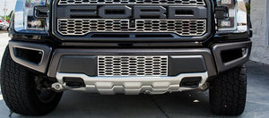 2017-2018 FORD RAPTOR - FRONT LOWER GRILLE OVERLAY | STAINLESS STEEL, CHOOSE FINISH | Polished