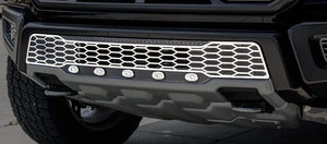 2017-2018 FORD RAPTOR - LOWER GRILLE REPLACEMENT WITH LEDS | STAINLESS STEEL, CHOOSE FINISH | Polished