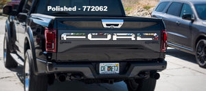 2017-2018 FORD RAPTOR - 'FORD' TAILGATE LETTERS | PREMIUM STAINLESS STEEL, CHOOSE FINISH | Polished