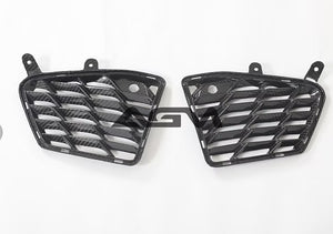 AGM C8 Corvette Carbon Fiber Rear Grille Inserts - AG Motorsports
