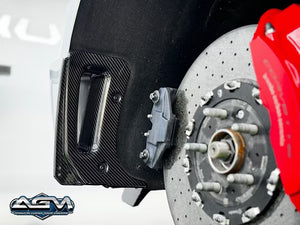 AGM C8 Corvette Z06/ERay Carbon Extended Splash Guards (Front & Rear) - AG Motorsports